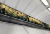 Installation View: Phoebe Boswell, we move through scales of blue, Art on the Underground, Notting Hill Station, London, UK